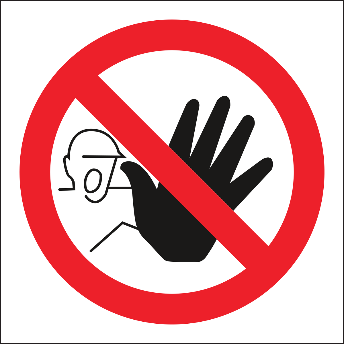 No admittance symbol sign
