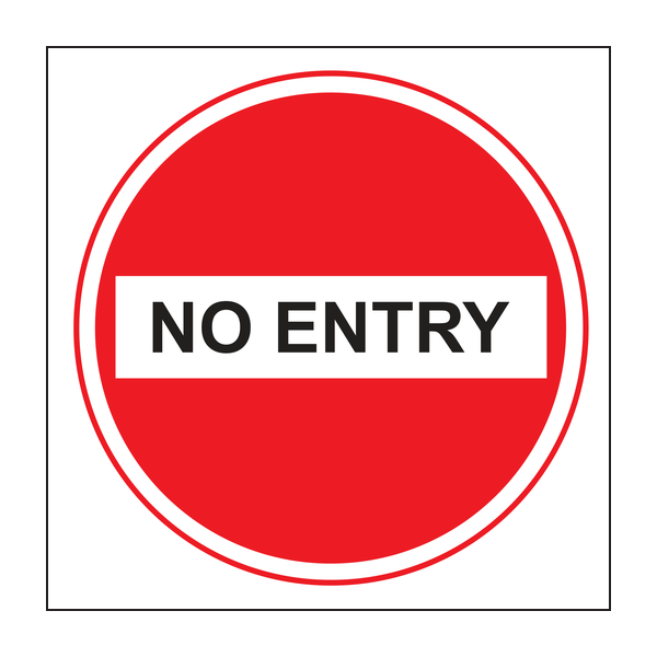 No Entry Sign