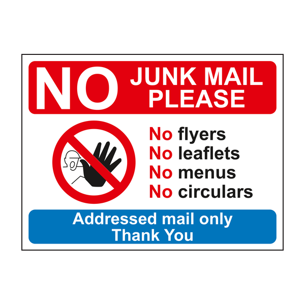 NO Junk mail please sign