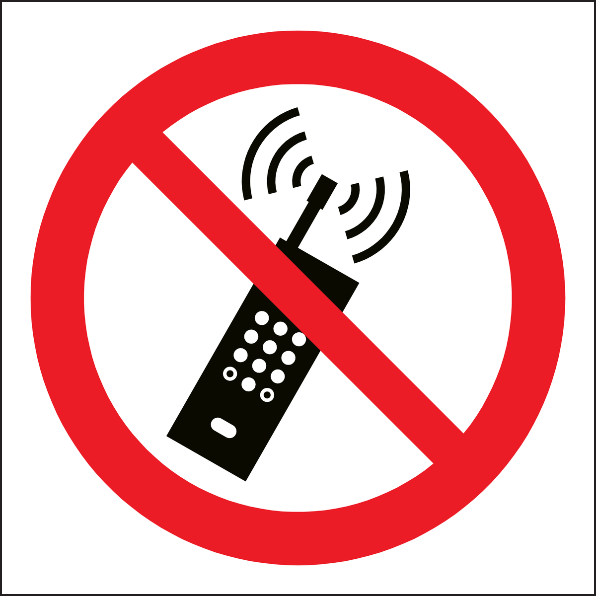 No mobile phones