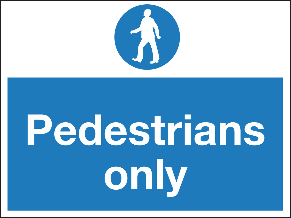 Pedestrians only