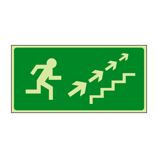 Photoluminescent Exit right up