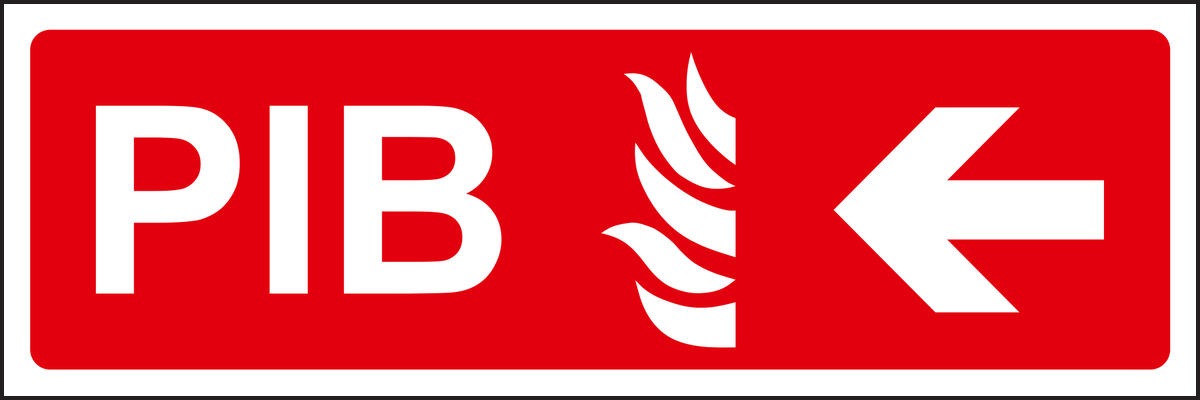 PIB Arrow Left Sign