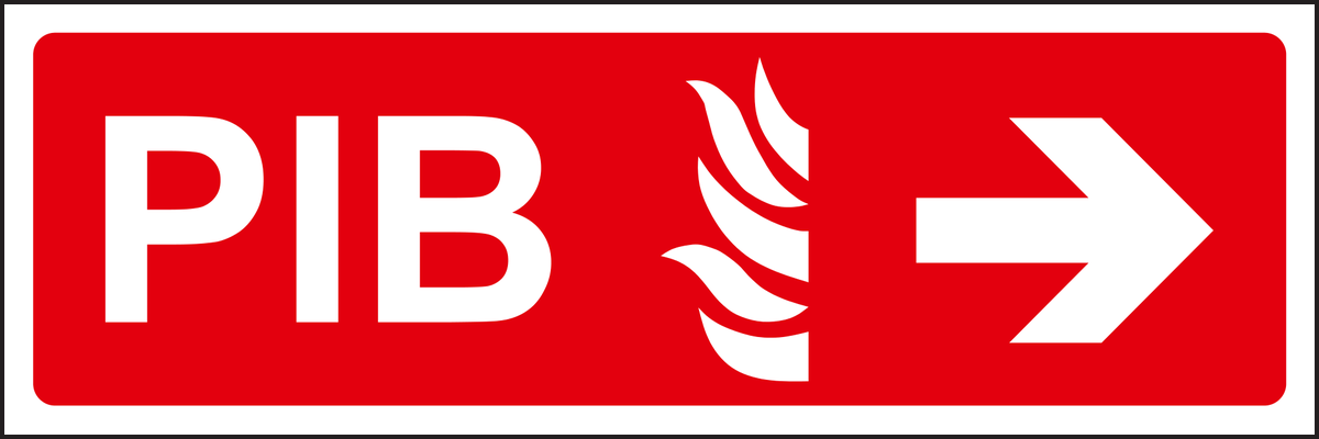 PIB Arrow Right Sign