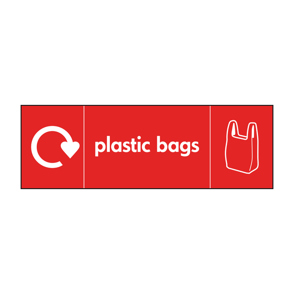 plastic bags recycle & icon 