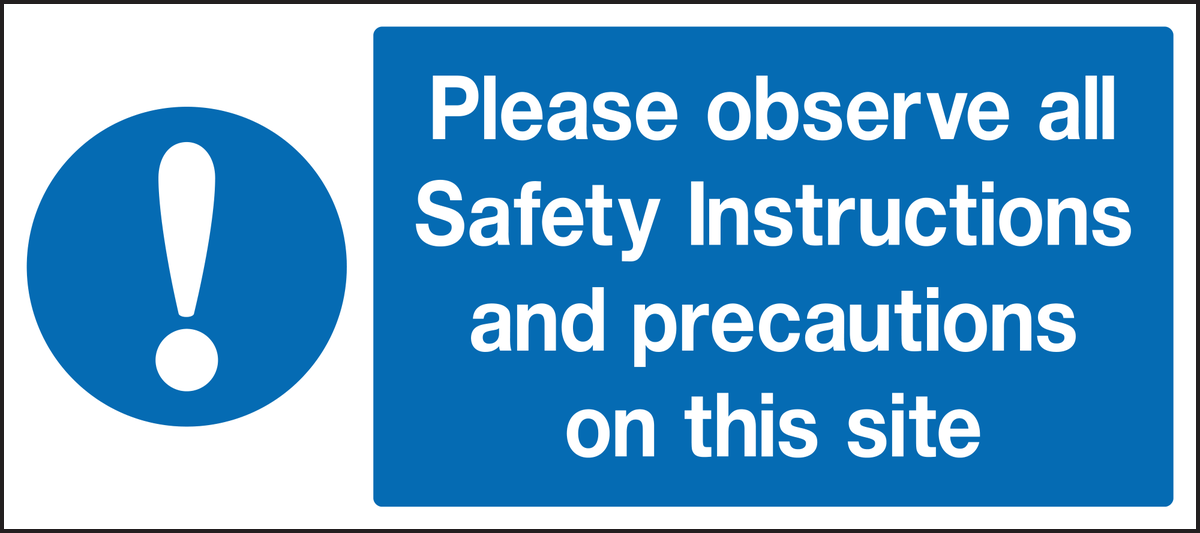 Please observe all safety instructions and precautions on this site