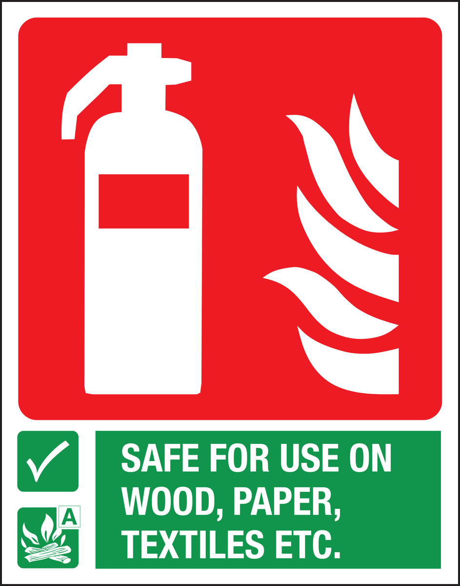 Safe for use on wood paper textiles etc sign