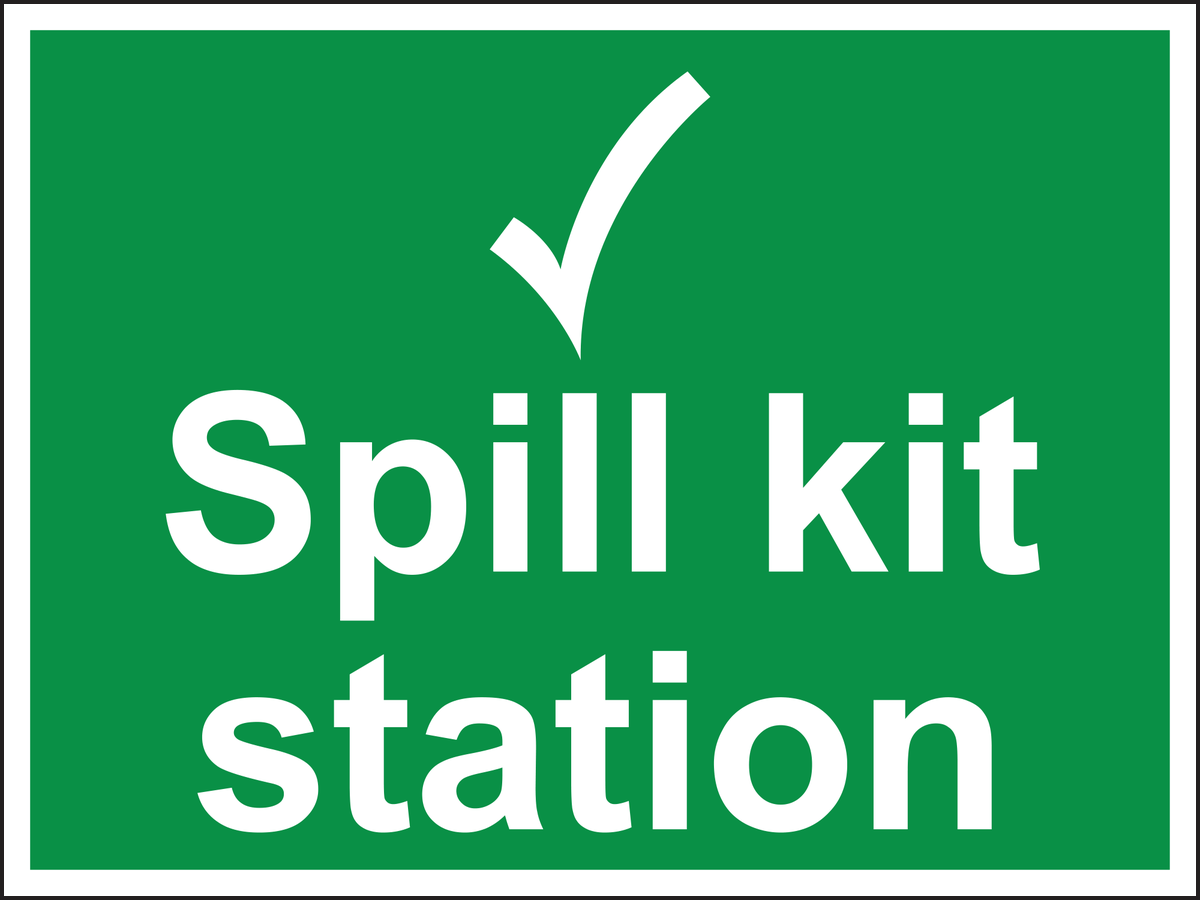 Spill Kit Station sign