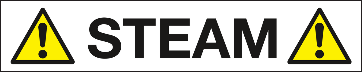 Steam labels - Pipeline labels