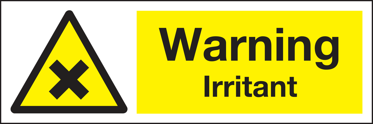 Warning irritant sign