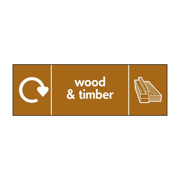 wood & timber recycle & icon 